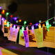 USB 2.2M 20LED Photo Peg Clip Shapes DIY Fairy String Light Xmas for Hanging Picture