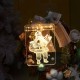 USB 3D Acrylic Warm White Colorful LED Hanging Holiday Light Wall Christmas Wedding Party Illusory Decor Lamp