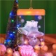 USB 3D Acrylic Warm White Colorful LED Hanging Holiday Light Wall Christmas Wedding Party Illusory Decor Lamp