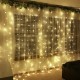 USB 5V RC Remote-Control 200/300LED Curtain Lamp String Fairy Lights Indoor Outdoor Garden Party Wedding Xmas