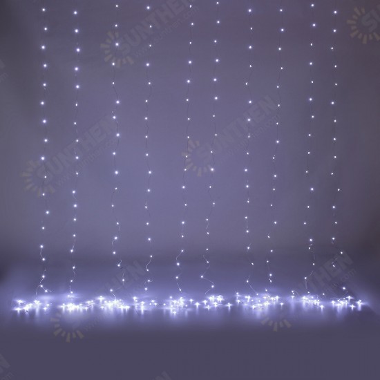 USB 5V RC Remote-Control 200/300LED Curtain Lamp String Fairy Lights Indoor Outdoor Garden Party Wedding Xmas