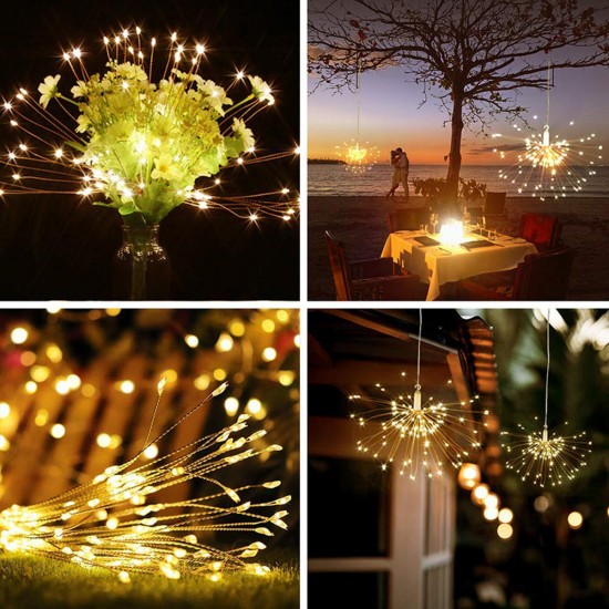 USB Battery Dual Powered 180 LED Starburst String Fairy Light Holiday Wedding Party Home Decoration