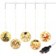 USB Hanging 3D Christmas LED String Light Novelty Decorative Light with Remote Control for Festival Party Decor