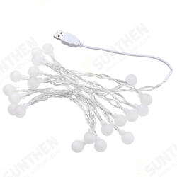 USB Powered 2.2M 20LEDs Ball Shaped Waterproof Fairy String Light For Christmas USB Powered 2.2M 20LEDs Ball Shaped Waterproof Fairy String Light For Christmas