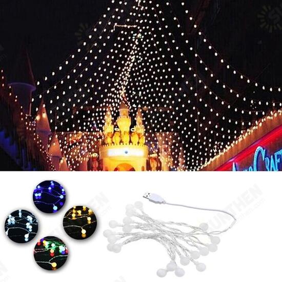 USB Powered 2.2M 20LEDs Ball Shaped Waterproof Fairy String Light For Christmas