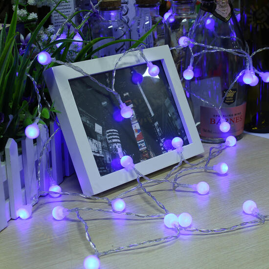 USB Powered 2.2M 20LEDs Ball Shaped Waterproof Fairy String Light For Christmas