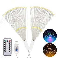 USB Powered 8 Mode 150 LED DIY Firework Starburst Fairy String Light Remote Control Christmas Decor USB Powered 8 Mode 150 LED DIY Firework Starburst Fairy String Light Remote Control Christmas Decor