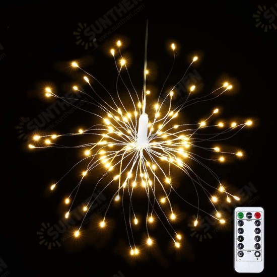 USB Powered 8 Mode 150 LED DIY Firework Starburst Fairy String Light Remote Control Christmas Decor USB Powered 8 Mode 150 LED DIY Firework Starburst Fairy String Light Remote Control Christmas Decor