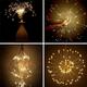 USB Powered DIY Firework Starburst 180 LED Fairy String Light Remote Control Christmas Decor DC5V