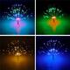 USB Powered DIY Firework Starburst 180 LED Fairy String Light Remote Control Christmas Decor DC5V