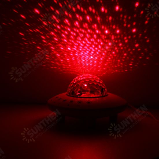 USB Projector Night Light bluetooth Audio LED Starry Sky Projection Lamp Remote Control