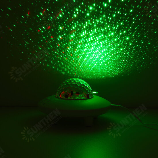 USB Projector Night Light bluetooth Audio LED Starry Sky Projection Lamp Remote Control