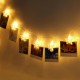 USB Supply 6M 40 LED Hanging Picture Photo Peg Clip Fairy String Light Party Decoration