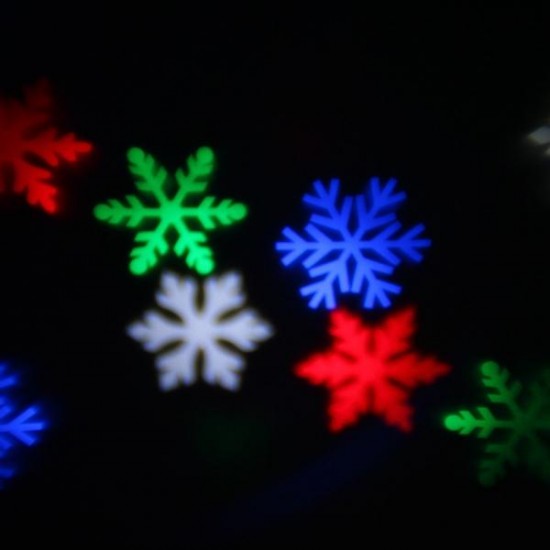Waterproof Moving Colorful Snowflake Projector Stage Light Christmas Lights Outdoor Landscape Lamp Christmas Decorations Clearance Christmas Lights