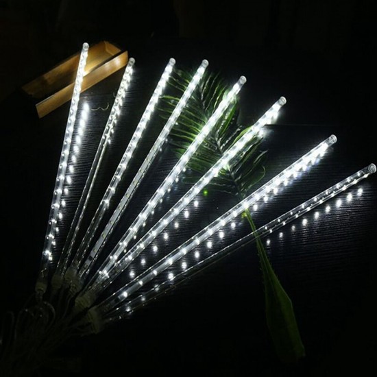 Waterproof Outdoor AC110-240V 30CM SMD2835 LED Meteor Rain Tubes Fairy String Light Christmas Garden Use