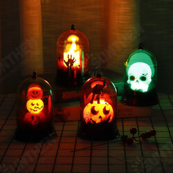 Witch Pumpkin Ghost Skull Halloween LED Night Light Hanging Lantern Lamp for Home Party Decor Witch Pumpkin Ghost Skull Halloween LED Night Light Hanging Lantern Lamp for Home Party Decor