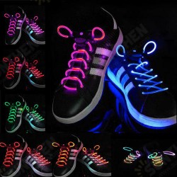 1 Pair Cool 19 Color For Pick LED Flashlight Up Glow Shoelaces Party Decoration Toys 1 Pair Cool 19 Color For Pick LED Flashlight Up Glow Shoelaces Party Decoration Toys