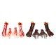 1 Pair of Hands/Feet Vinyl Halloween Horror Broken Hands Realistic Scene Decoration Props Tricky Toy