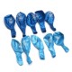 10 Pcs Per Set Blue Boy's 1st Birthday Printed Inflatable Pearlised Balloons Christmas Decoration