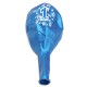 10 Pcs Per Set Blue Boy's 1st Birthday Printed Inflatable Pearlised Balloons Christmas Decoration