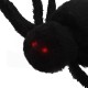 125cm Black Spider Halloween Props Spider Web Plush Cotton Haunted House Decoration Toys With OPP Bag