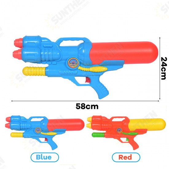 1500ml Red Or Blue Toy Water Sprinkler With A Range Of 7-9m Plastic Water Sprinkler For Children Beach Outdoor Toys