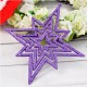 1pc Star 15cm Christmas Tree Pendant Ornaments Holiday Party Hanging Decoration Toys 1pc Star 15cm Christmas Tree Pendant Ornaments Holiday Party Hanging Decoration Toys