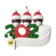 2020 Christmas Figurine Ornaments Xmas Tree Santa Claus Black Snowman Pendants Thanksgiving for Gift Home Decorations