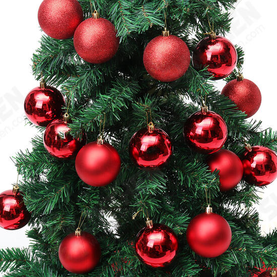 24PCS Merry Christmas Tree Decoration Xmas Balls Ornaments Party Wedding Gift