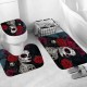 3D Printed Waterproof Polyester Shower Bath Curtain Set of Halloween Woman for Holidays & Party Gadgets 3D Printed Waterproof Polyester Shower Bath Curtain Set of Halloween Woman for Holidays & Party Gadgets