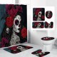 3D Printed Waterproof Polyester Shower Bath Curtain Set of Halloween Woman for Holidays & Party Gadgets 3D Printed Waterproof Polyester Shower Bath Curtain Set of Halloween Woman for Holidays & Party Gadgets