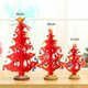 3D Wooden Christmas Tree Table Decoration Hanging Ornament