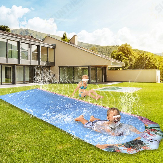 600*103cm Giant Surf Lawn Summer Pool Water Play Slide Ladder For Children To Surf Outdoor Toys