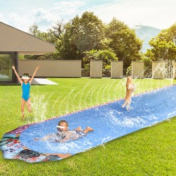 600*103cm Giant Surf Lawn Summer Pool Water Play Slide Ladder For Children To Surf Outdoor Toys