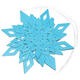 6PCS 3D Snowflake Paper Hanging Ornament Kit Christmas Decoration Toys Home Party