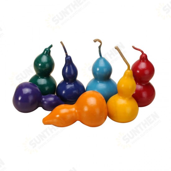 7pcs Colorful Calabash Kids Toy Creative Decoration