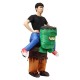 Adult Frankenstein Costume Scary Halloween Fancy Dress Inflatable Blow Up Suit