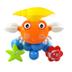 Baby Crab Windmills Bath Toy Faucet Plastic Wash Toys Spray Water Fun