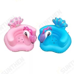 Cartoon Cute Peacock Inflatable Toys Portable Sofa Multi-functional Bathroom Sofa Chair for Kids Gift Cartoon Cute Peacock Inflatable Toys Portable Sofa Multi-functional Bathroom Sofa Chair for Kids Gift