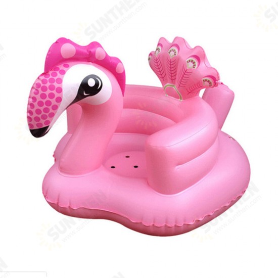 Cartoon Cute Peacock Inflatable Toys Portable Sofa Multi-functional Bathroom Sofa Chair for Kids Gift