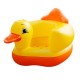 Cartoon Cute Yellow Duck Inflatable Toys Portable Sofa Multi-functional Bathroom Sofa Chair for Kids Gift