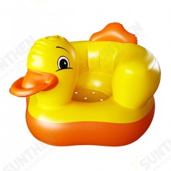 Cartoon Cute Yellow Duck Inflatable Toys Portable Sofa Multi-functional Bathroom Sofa Chair for Kids Gift Cartoon Cute Yellow Duck Inflatable Toys Portable Sofa Multi-functional Bathroom Sofa Chair for Kids Gift