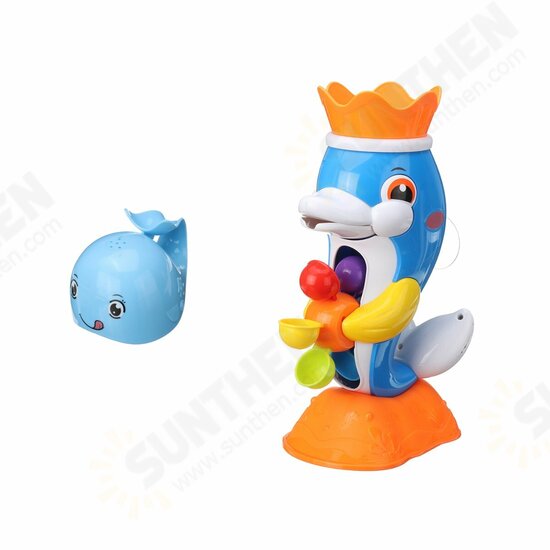 Children Bath Toys Bath Tub Beach Splashing Water Duck Dolphin Toys