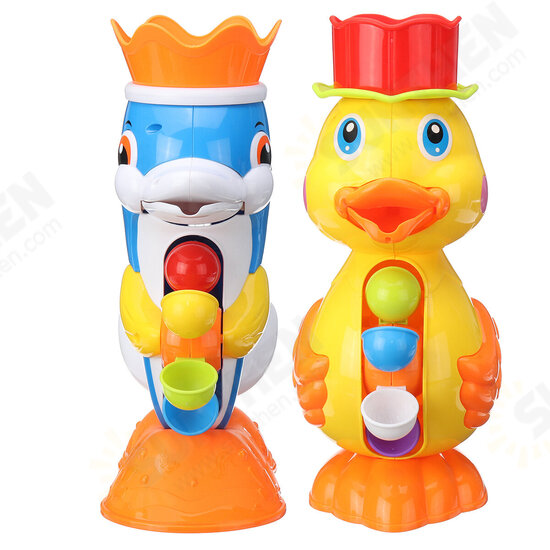 Children Bath Toys Bath Tub Beach Splashing Water Duck Dolphin Toys