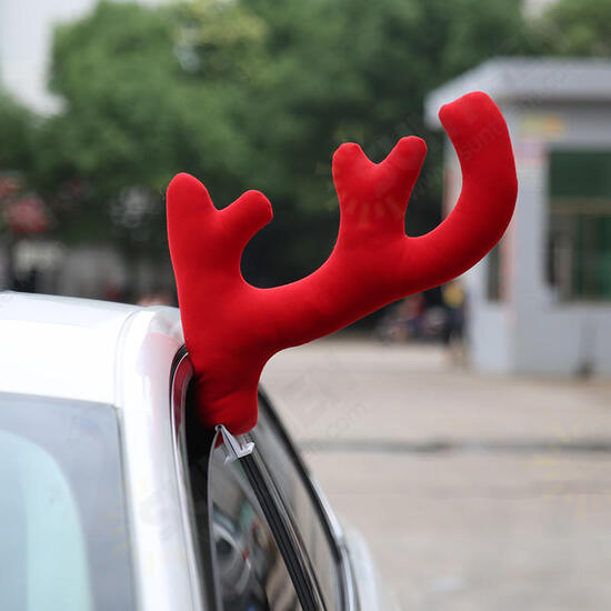 Christmas Car Decoration 3PCS Reindeer Deer Antlers Toys Ornament For Kids Children Gift