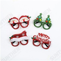 Christmas Cartoon Hat Letter Snowman Tree Glasses Frame Children Adult Party Dress Up Toy for Home Decorations Gift Christmas Cartoon Hat Letter Snowman Tree Glasses Frame Children Adult Party Dress Up Toy for Home Decorations Gift