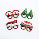 Christmas Cartoon Hat Letter Snowman Tree Glasses Frame Children Adult Party Dress Up Toy for Home Decorations Gift