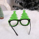 Christmas Cartoon Hat Letter Snowman Tree Glasses Frame Children Adult Party Dress Up Toy for Home Decorations Gift