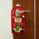 Christmas Decoration Santa Claus Elk Applique Style Lovely Detailed Design Padded Felt Door Hanger