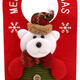 Christmas Decoration Santa Claus Elk Applique Style Lovely Detailed Design Padded Felt Door Hanger